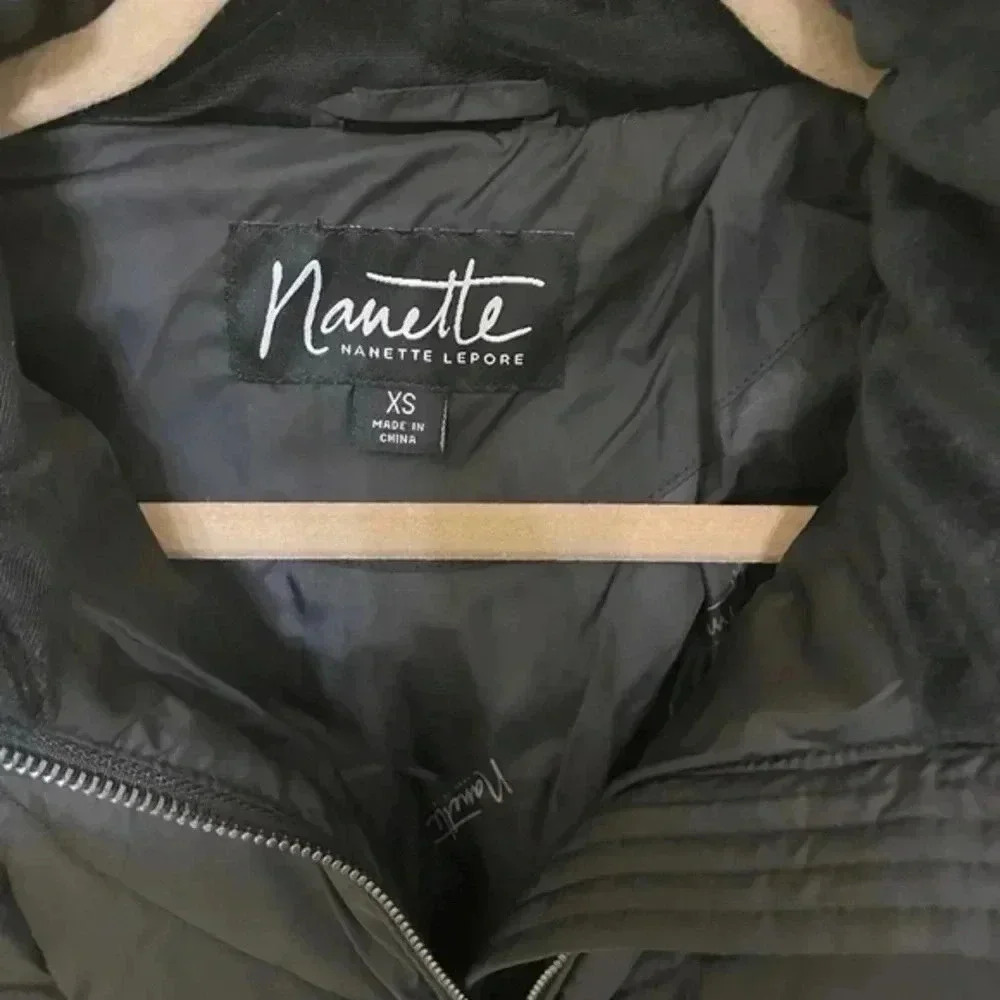 Nanette Lepore Women's Belted Puffer Coat - Size XS - Picture 3 of 7